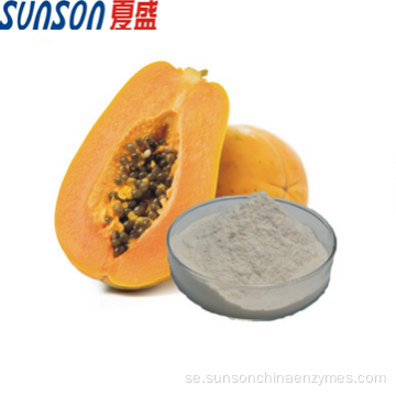 Matklassenzymproteas papain -extrakt från papaya